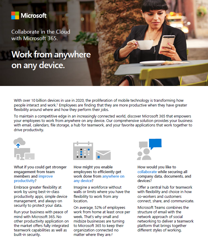 Microsoft 365 - for better running collaboration